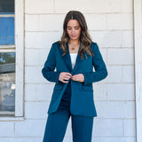 Classic Teal Pant Suit