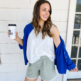 Green Apple Gingham Boxer Shorts