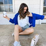 Royal Blue Cardigan
