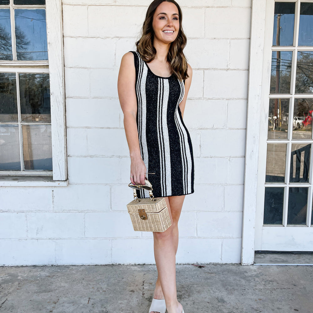 Knit Striped Dress