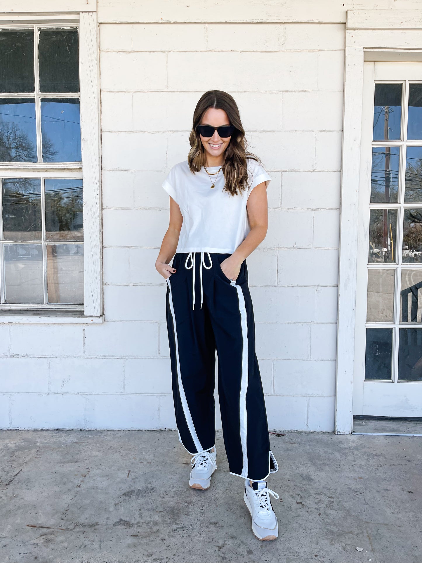 Windbreaker Stripe Jogger Pant