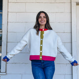 Color Block Cardigan