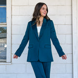 Classic Teal Pant Suit