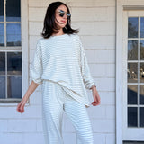 Fleece Stripe Blue Set