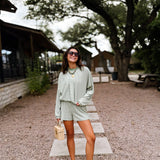 Ribbed Short Set