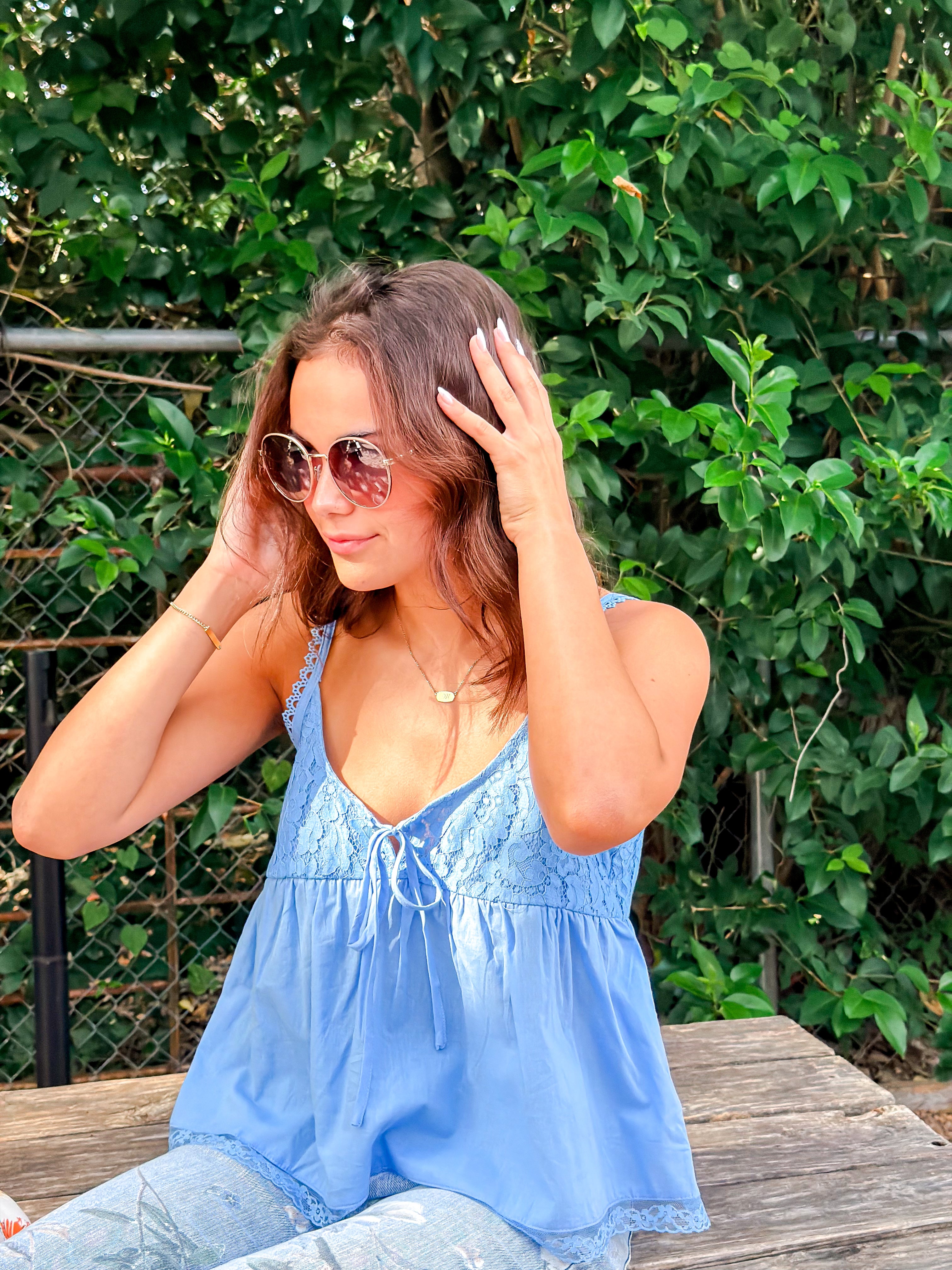 Floral Lace Cami – The Palm Social Collection
