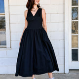 Bow Detail Woven Dress