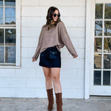 Mocha Box Sweater