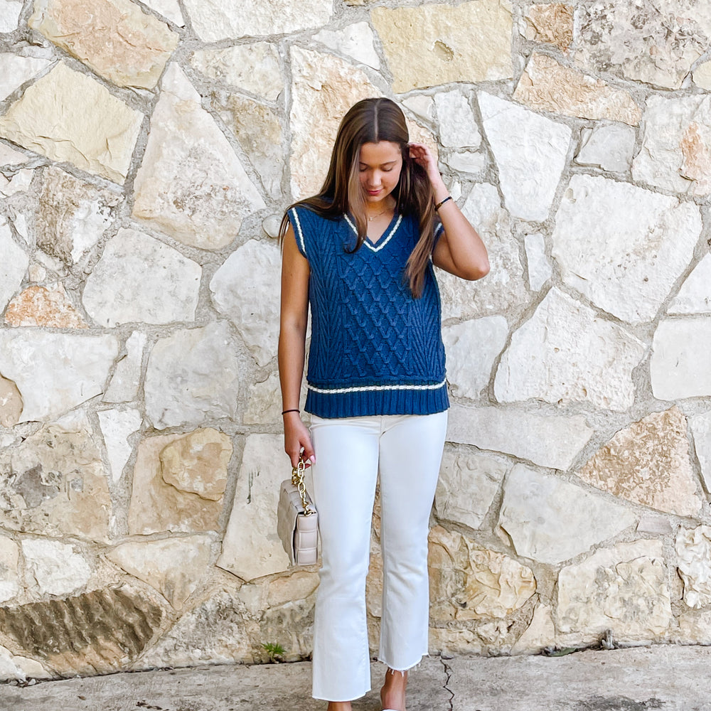 Varsity Sweater Vest