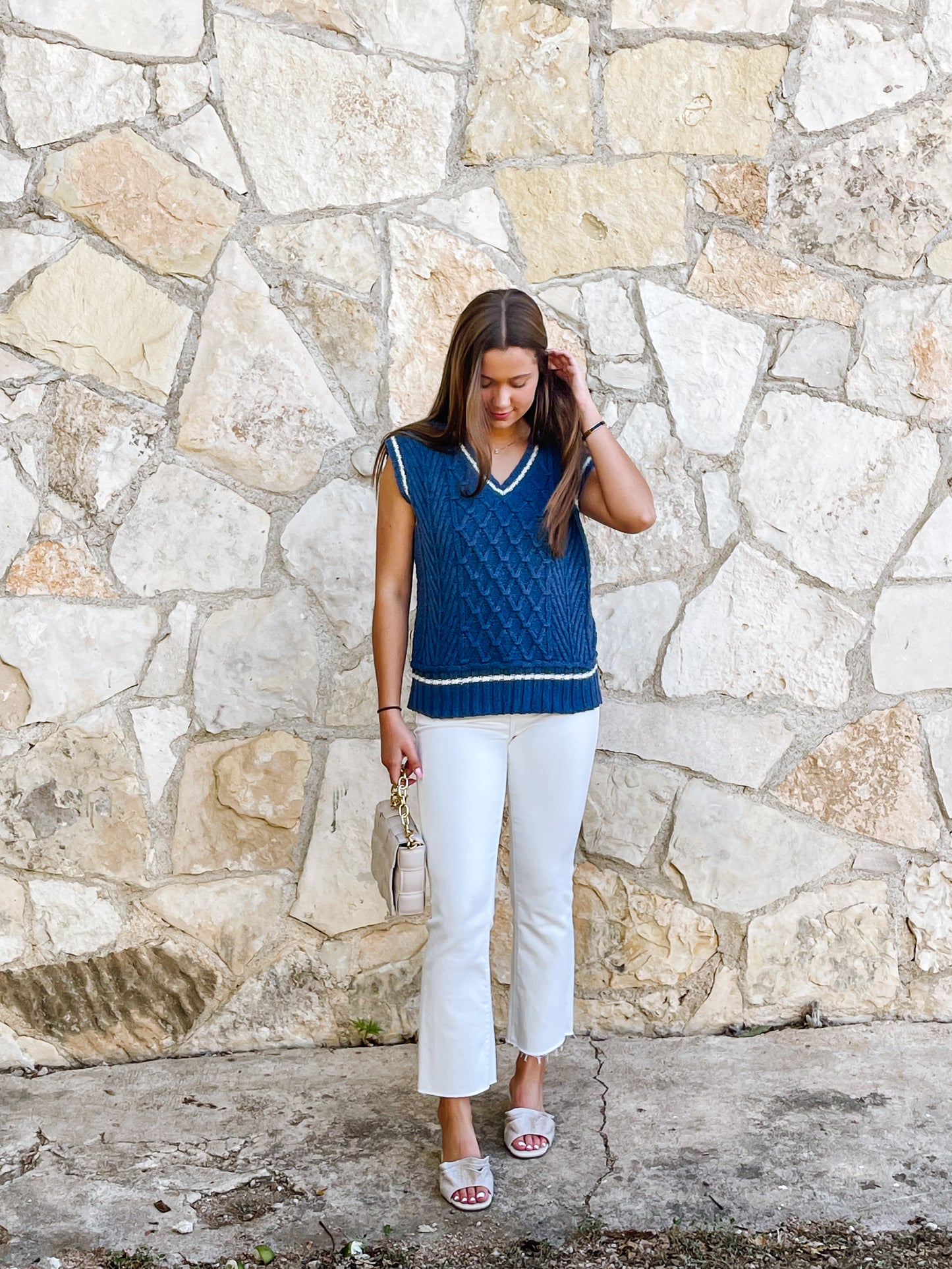 Varsity Sweater Vest