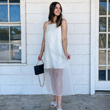 Champagne Organza Dress