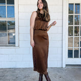 Chocolate Silky Midi