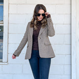 Selima Plaid Blazer