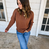 Soft Waffle V-Neck