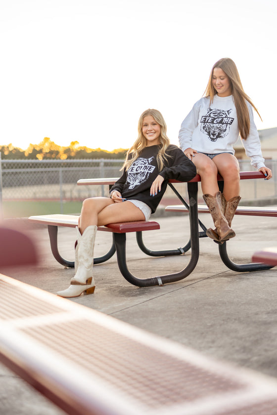 Eye of the Tiger Sweatshirt - white