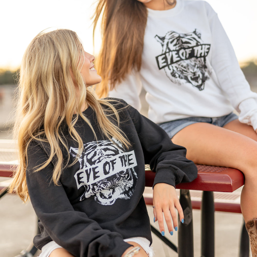 
                      
                        Eye of the Tiger Sweatshirt - white
                      
                    