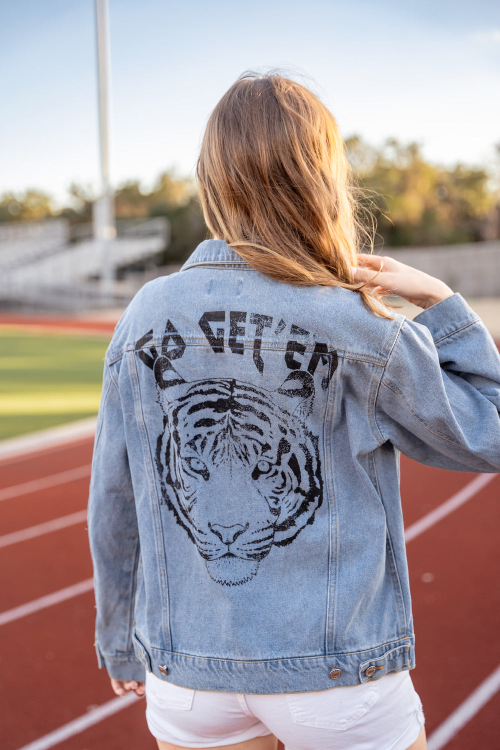 Get Em Tiger Denim Jacket