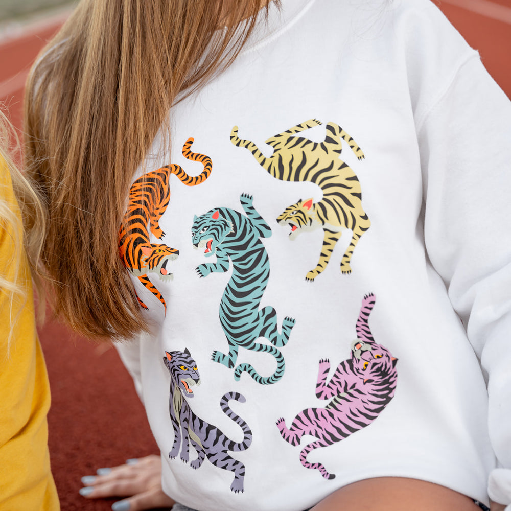 
                      
                        Rainbow Tiger Sweatshirt
                      
                    