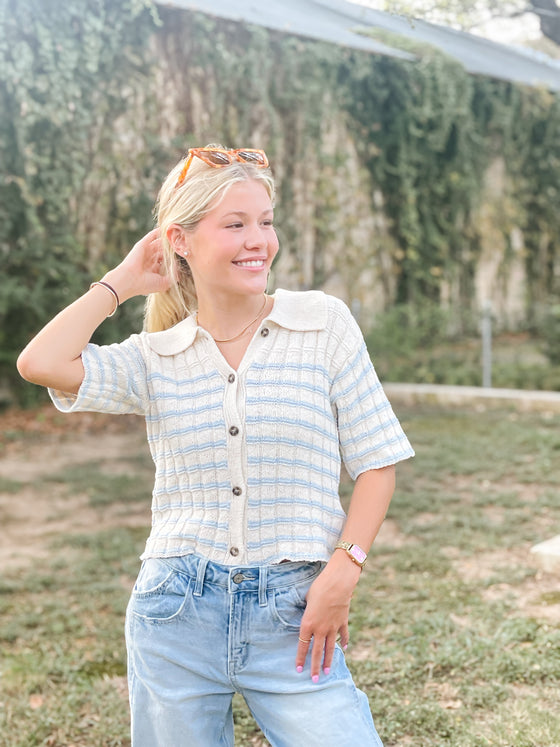 Sky Blue Short Sleeve