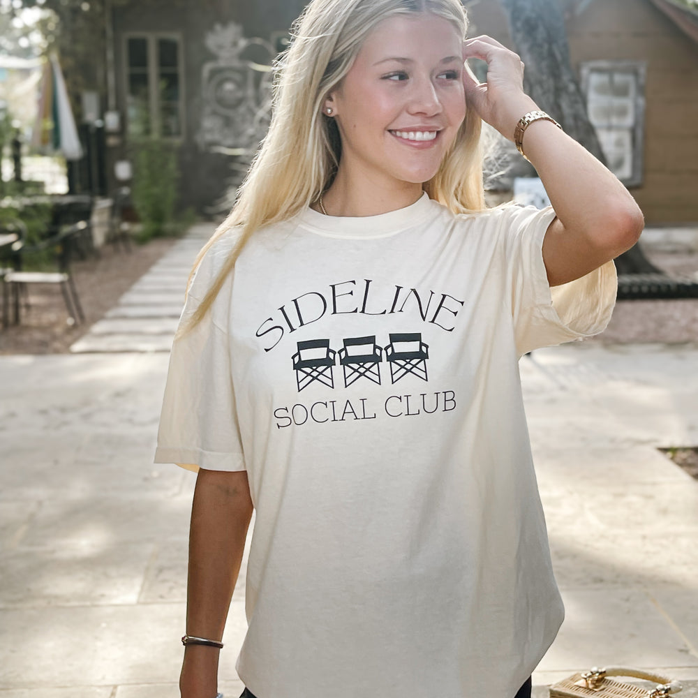 
                      
                        Sideline Social Club Tee
                      
                    