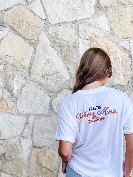 Vintage White Austin Tee