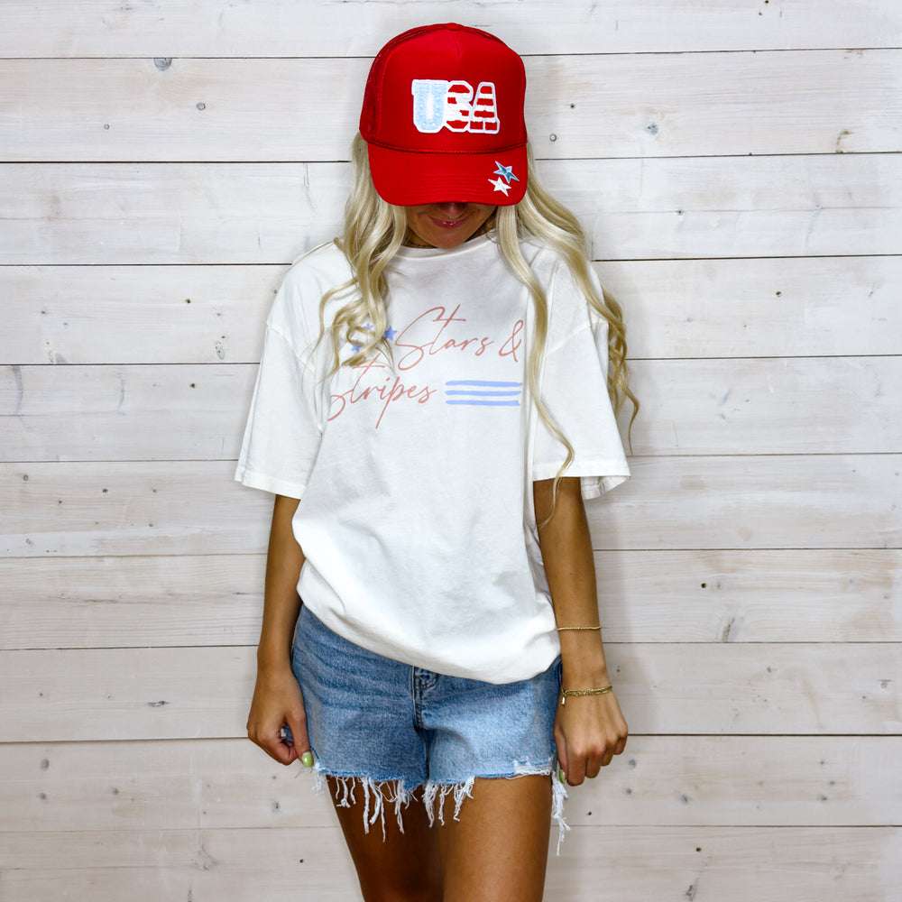 
                      
                        Stars & Stripes Tee
                      
                    