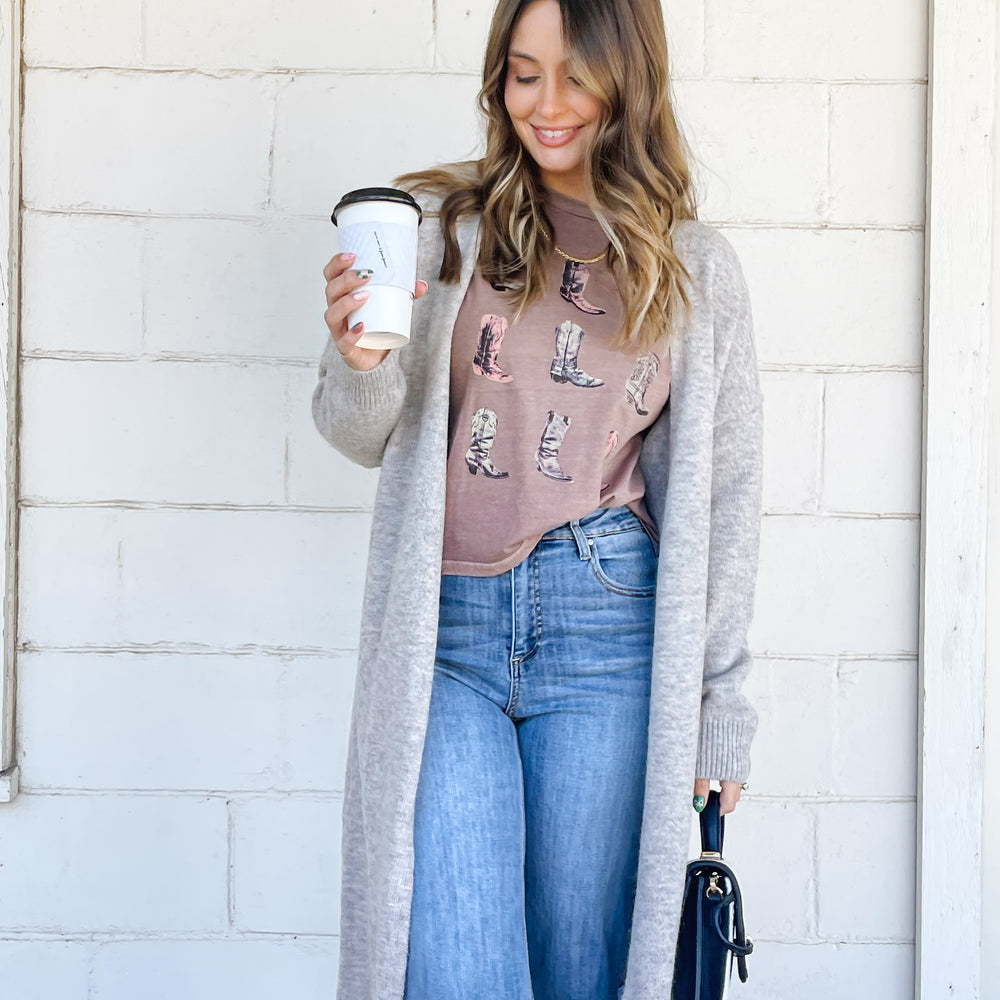 
                      
                        Duster Heather Cardigan
                      
                    