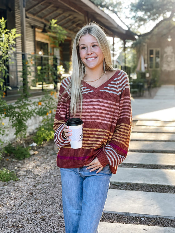 Multi Striped Sweater