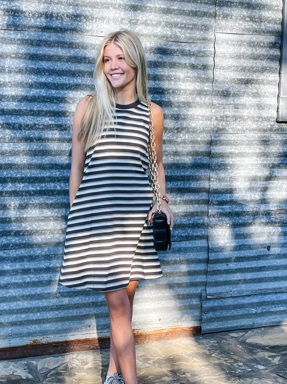 Striped Swing Dress