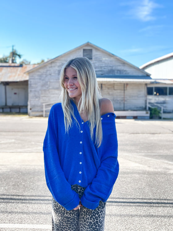 Light Button Up Cardigan