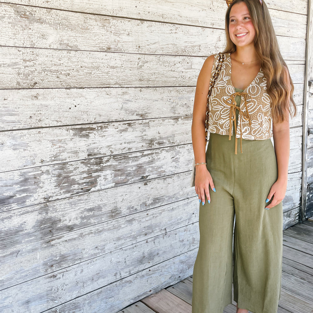 
                      
                        Easy Jumpsuit - Moss
                      
                    