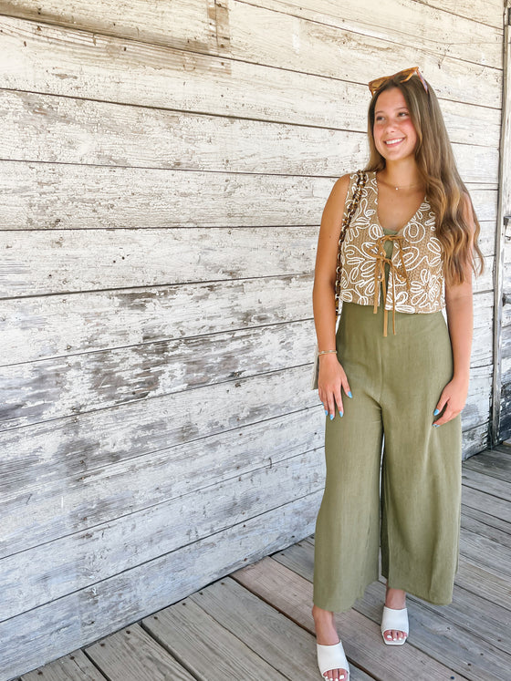 Easy Jumpsuit - Moss