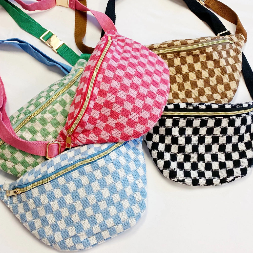 Checkered Sling Bag