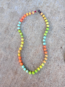  Glass Bead Necklace - Tropics