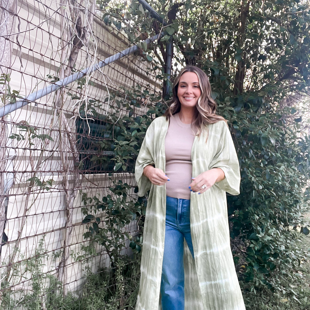 
                      
                        Tie Dye Kimono
                      
                    