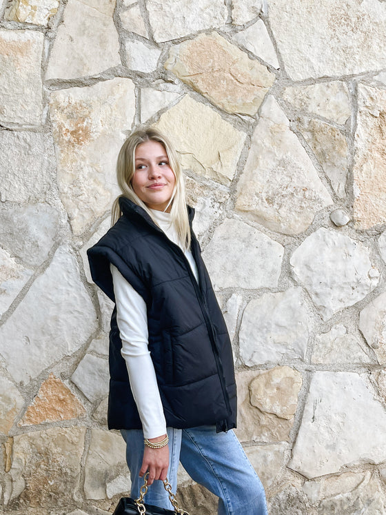 Oversized Puffer Vest