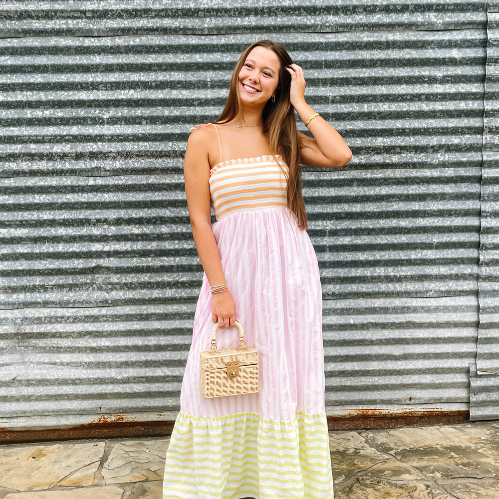 
                      
                        Sherbet Stripe Mixed Maxi
                      
                    