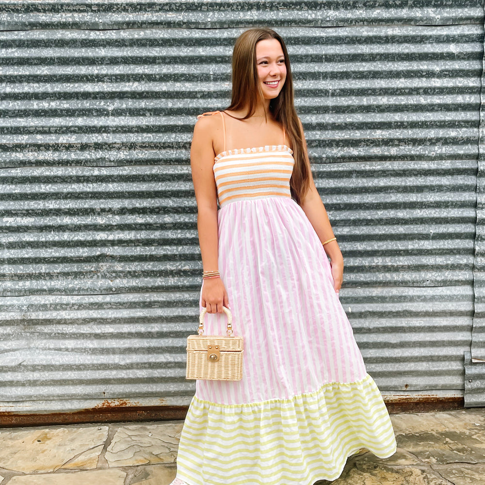 
                      
                        Sherbet Stripe Mixed Maxi
                      
                    