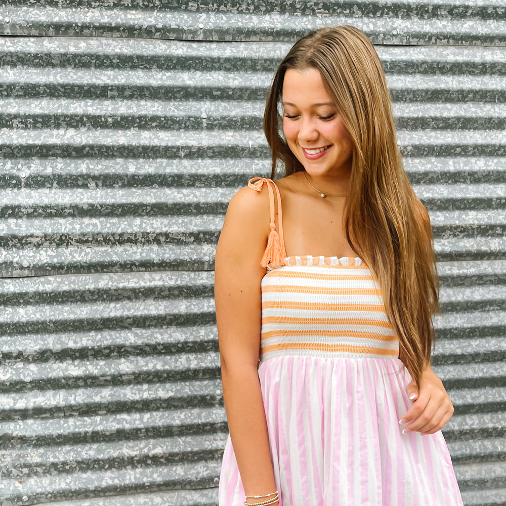 
                      
                        Sherbet Stripe Mixed Maxi
                      
                    