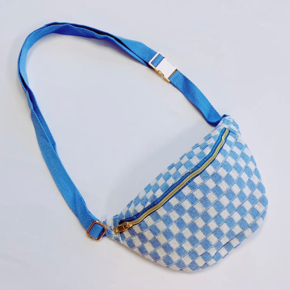 
                      
                        Checkered Sling Bag
                      
                    