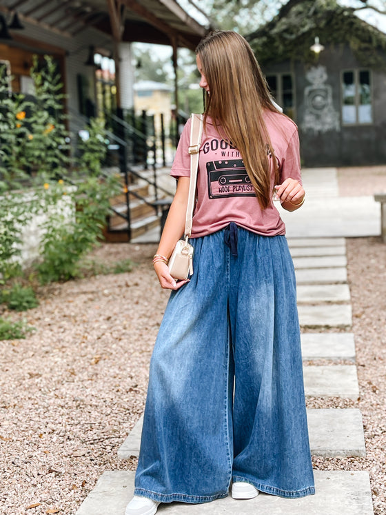 Oversized Wide Leg Jean