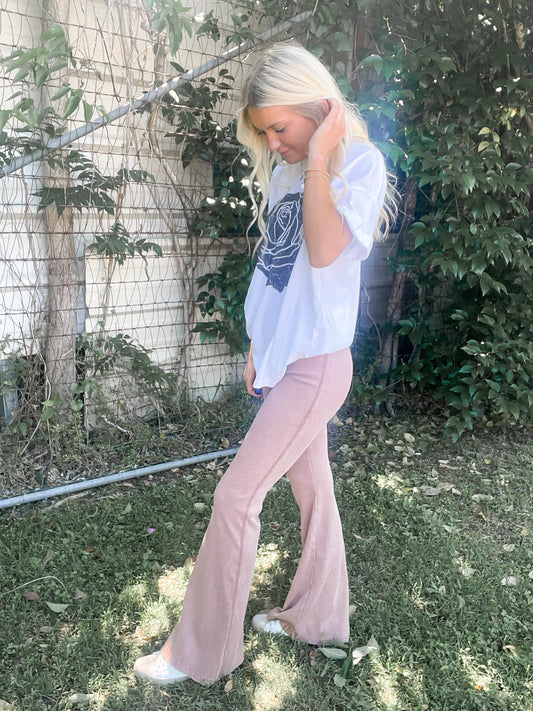 Styled Flare Pant - Coffee