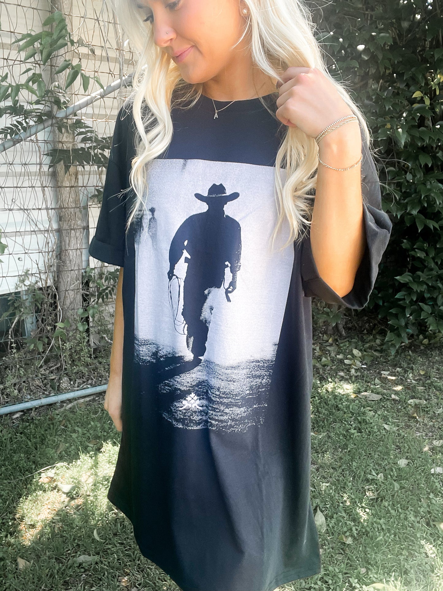 Cowboy T-shirt Dress