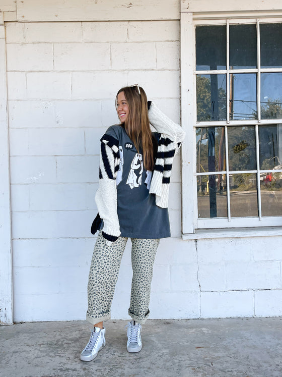 Striped Cardigan