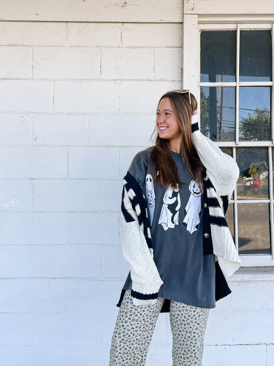 Striped Cardigan