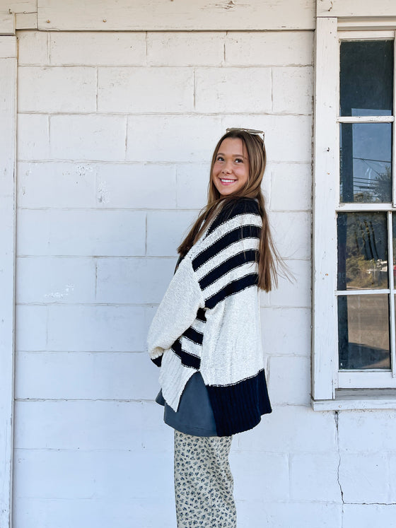 Striped Cardigan