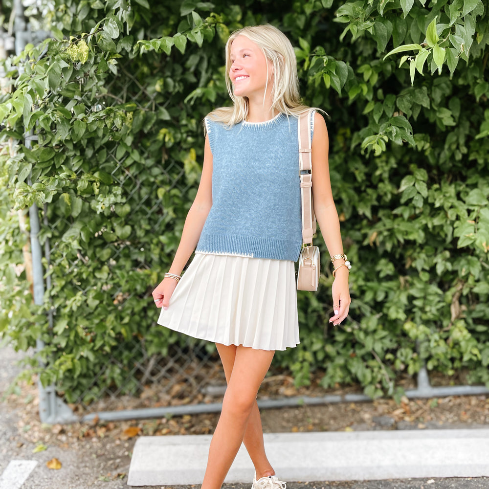 
                      
                        Pleated Mini Skort
                      
                    