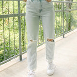 Tracy High Rise Cropped Straight