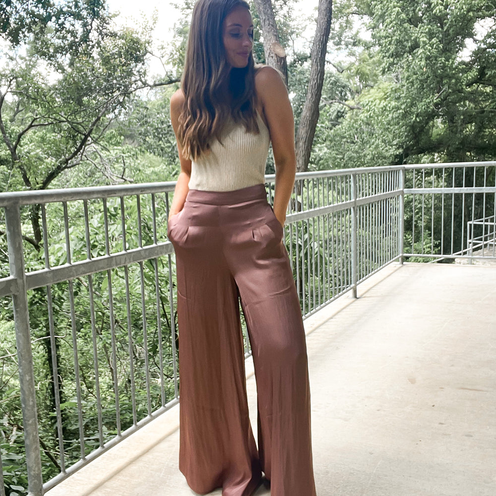 
                      
                        Silky Trouser - Plum
                      
                    