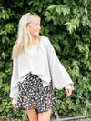 Floral Ruffle Skirt